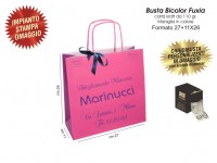 BUSTE IN CARTA BICOLOR FUXIA  